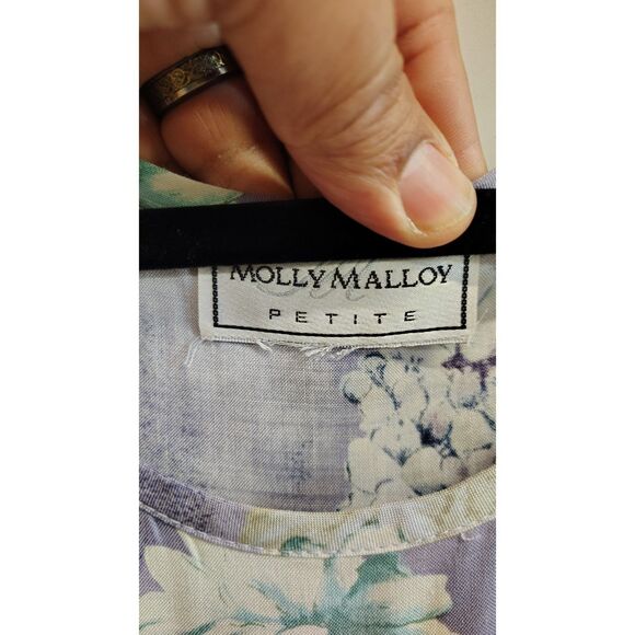 Vintage Molly Malloy Women's Cottage Core Floral Maxi Dress - Picture 3 of 5